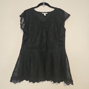 Isaac Mizrahi Live! Lace Top